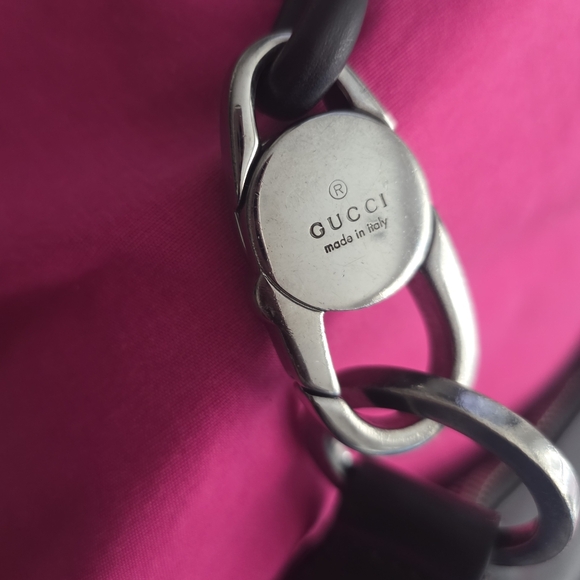 Gucci Leather Half Moon Shoulder Bag #115004 - Picture 13 of 13